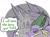 Size: 1280x956 | Tagged: safe, artist:smirk, spike, dialogue, implied death, older, older spike, solo, statue