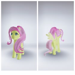 Size: 1920x1920 | Tagged: safe, fluttershy, pegasus, pony, g4, alternate hairstyle, roblox