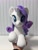 Size: 1536x2048 | Tagged: safe, artist:mdcraft10, rarity, pony, unicorn, g4, hand, horn, irl, photo, plushie, solo