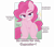 Size: 3644x3111 | Tagged: safe, artist:datzigga, pinkie pie, semi-anthro, g4, bent over, blushing, breaking the fourth wall, dialogue, leaning forward, looking at you, solo