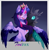 Size: 2876x2933 | Tagged: safe, artist:chunichichuni, thorax, twilight sparkle, alicorn, changeling, pony, g4, clothes, crown, duo, duo male and female, female, holiday, horn, jewelry, male, regalia, scarf, ship:twirax, shipping, straight, valentine's day, valentine's day 2025, wings