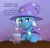 Size: 1406x1363 | Tagged: safe, artist:twigpaste, trixie, pony, unicorn, g4, crystal pepsi, horn, moments before disaster, solo, this will not end well