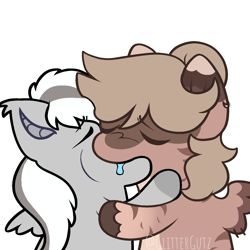 Size: 2000x2000 | Tagged: safe, artist:glittergutz, oc, oc only, oc:amyquel, oc:silver edge, bat, bat pony, pegasus, pony, zebra, bat pony oc, digital art, duo, eyes closed, kiss on the lips, kissing, making out, meme, pegasus oc, pony oc, simple background, transparent background, zebra oc