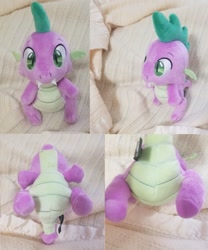 Size: 1321x1590 | Tagged: safe, spike, dragon, reptile, g4, ass, butt, commission, indoors, irl, male, photo, plushie, solo, spike plushie, ych example, your character here