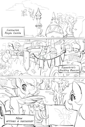 Size: 1000x1500 | Tagged: safe, artist:norisle, earth pony, pegasus, pony, comic:adventure of seresia, series:my little pony:adventure of seresia, comic, sketch