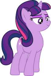 Size: 1920x2862 | Tagged: safe, starlight glimmer, pony, g4, cutie mark, female, implied twilight sparkle, mare, palette swap, recolor, solo