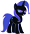 Size: 1920x2186 | Tagged: artist needed, safe, trixie, pony, unicorn, g4, female, horn, implied nightmare moon, mare, palette swap, recolor, simple background, solo, transparent background