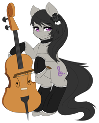 Size: 1280x1581 | Tagged: safe, artist:mixipony, octavia melody, earth pony, g4, bipedal, bow (instrument), cello, female, musical instrument, simple background, solo, white background