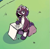 Size: 241x238 | Tagged: safe, idw, violette rainbow, pony, g5, my little pony: skye's secret, spoiler:comic, spoiler:g5comic, drawing, female, filly, foal, smiling