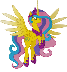 Size: 1180x1258 | Tagged: safe, artist:cirillaq, princess gold lily, alicorn, pony, g4, female, mare, simple background, solo, spread wings, transparent background, vector, wings