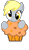 Size: 70x122 | Tagged: safe, artist:joeydr, derpy hooves, g4, digital art, food, manepxls, muffin, pixel art, simple background, transparent background