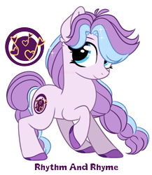 Size: 4832x5568 | Tagged: safe, artist:fricktp, rhythm and rhyme, earth pony, pony, g3, g4, absurd resolution, female, g3 to g4, generation leap, mare, simple background, solo, transparent background