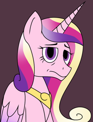 Size: 516x679 | Tagged: safe, artist:craftedburb, princess cadance, alicorn, pony, g4, sad, tired