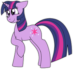 Size: 824x781 | Tagged: safe, artist:craftedburb, twilight sparkle, pony, unicorn, g4, female, horn