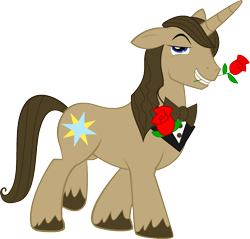 Size: 1920x1833 | Tagged: safe, prince blueblood, pony, g4, implied doctor whooves, male, palette swap, recolor, stallion