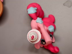 Size: 4096x3072 | Tagged: safe, pinkie pie, earth pony, pony, g4, ass up, butt, female, food, frosting, irl, mare, photo, plot, solo