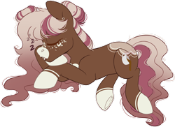 Size: 1600x1162 | Tagged: safe, artist:chrzaan, oc, earth pony, pony, female, mare, simple background, sleeping, solo, transparent background