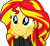 Size: 1264x1152 | Tagged: safe, edit, edited screencap, editor:pascalmulokozi2, screencap, sunset shimmer, human, equestria girls, g4, my little pony equestria girls: summertime shorts, pet project, background removed, cute, daaaaaaaaaaaw, daydream, female, hand on face, not a vector, simple background, smiling, solo, transparent background