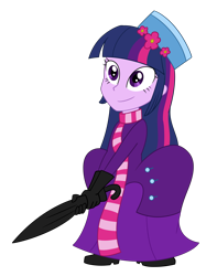 Size: 2000x2538 | Tagged: safe, artist:cartoonmasterv3, artist:nie-martw-sie-o-mnie, twilight sparkle, alicorn, human, equestria girls, g4, clothes, dress, humanized, long dress, long skirt, mary poppins, skirt, solo, standing, twilight sparkle (alicorn), umbrella