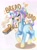 Size: 2263x3028 | Tagged: safe, artist:pastelpalette, oc, oc only, unicorn, baking, blushing, bread, cute, female, food, happy, horn, mare, open mouth, pastel, ponysona, simple background, smiling, solo, white background