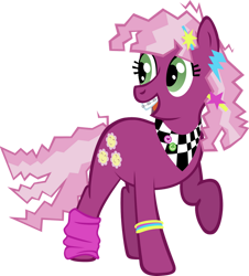 Size: 900x994 | Tagged: safe, artist:pageturner1988, cheerilee, earth pony, pony, g4, 80s, 80s cheerilee, female, mare, raised hoof, simple background, solo, transparent background, vector