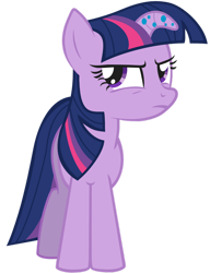 Size: 900x1174 | Tagged: safe, artist:pageturner1988, twilight sparkle, pony, unicorn, bridle gossip, g4, my little pony: friendship is magic, female, mare, simple background, solo, transparent background, twilight flopple, unicorn twilight, vector