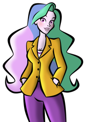 Size: 700x1000 | Tagged: safe, artist:lunascastle, princess celestia, principal celestia, human, equestria girls, g4, female, simple background, solo, transparent background