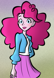 Size: 700x1000 | Tagged: safe, artist:lunascastle, pinkie pie, human, equestria girls, g4, female, solo