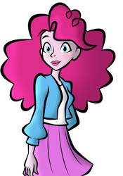 Size: 700x1000 | Tagged: safe, artist:lunascastle, pinkie pie, human, equestria girls, g4, female, simple background, solo, transparent background