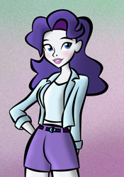 Size: 700x1000 | Tagged: safe, artist:lunascastle, rarity, human, equestria girls, g4, female, solo