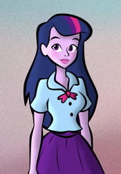 Size: 700x1000 | Tagged: safe, artist:lunascastle, twilight sparkle, human, equestria girls, g4, female, solo