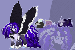 Size: 1280x856 | Tagged: safe, artist:malinraf1615, oc, alicorn, pony, colored wings, female, mare, solo, two toned wings, wings