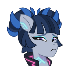 Size: 2387x2049 | Tagged: safe, lil critter workshop, zinnea, cyborg, cyborg pony, earth pony, pony, g5, my little pony: tell your tale, official, the petal gala, leak, .ai available, .svg available, female, mare, simple background, solo, svg, transparent background, vector