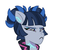 Size: 2387x2049 | Tagged: safe, lil critter workshop, zinnea, cyborg, cyborg pony, earth pony, pony, g5, my little pony: tell your tale, official, the petal gala, leak, .ai available, .svg available, female, mare, simple background, solo, svg, transparent background, vector