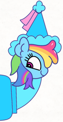 Size: 542x1042 | Tagged: safe, rainbow dash, pegasus, pony, g4, beautiful, clothes, dress, froufrou glittery lacy outfit, hat, hennin, princess, rainbow dash always dresses in style