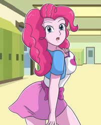 Size: 2250x2800 | Tagged: safe, artist:sumin6301, pinkie pie, human, equestria girls, g4, breasts, busty pinkie pie, female, high res, solo