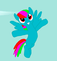 Size: 1176x1262 | Tagged: safe, oc, oc only, oc:bluelight, fly, insect, pegasus, pony, flying, male, smiling, solo