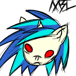 Size: 400x400 | Tagged: safe, artist:m3l0dy.dll, dj pon-3, vinyl scratch, g4, meme