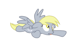 Size: 8192x4608 | Tagged: safe, artist:txbmeow, derpy hooves, pegasus, pony, g4, background pony, falling, female, mare, simple background, transparent background, vector