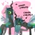 Size: 2048x2048 | Tagged: safe, artist:xdxday365, queen chrysalis, changeling, changeling queen, g4, angry, canon, canon vs fanon, fanon, female, green eyes, hissing, looking at you, scowl, simple background, smiling, smiling at you