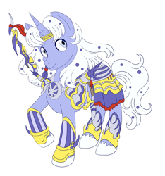 Size: 1280x1365 | Tagged: safe, artist:rockmangurlx, pony, unicorn, armor, cecil harvey, colored, final fantasy, final fantasy iv, flat colors, horn, lance, male, ponified, simple background, solo, stallion, weapon, white background