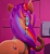 Size: 987x1080 | Tagged: safe, screencap, sunny starscout, earth pony, pony, g5, izzy does it, my little pony: make your mark, my little pony: make your mark chapter 2, animation error, back of head, butt, cropped, door, female, fluffy, long mane, mane accessory, mane stripe sunny, mare, no tail, plot, solo, sunny's bag