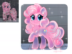 Size: 1600x1200 | Tagged: safe, artist:oofycolorful, pinkie pie, earth pony, pony, g4, cute, diapinkes, female, irl, mare, photo, raised hoof, solo, toy interpretation