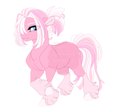 Size: 4400x4000 | Tagged: safe, artist:gigason, oc, oc only, oc:pink velvet, earth pony, pony, g4, absurd resolution, adoptable, bangs, blue eyes, coat markings, colored, colored eyebrows, colored hooves, crack ship offspring, earth pony oc, eye clipping through hair, eyebrows, eyebrows visible through hair, eyelashes, feminine stallion, fetlock tuft, flat colors, hair bun, hair over one eye, hooves, lidded eyes, looking at you, magical lesbian spawn, male, male oc, obtrusive watermark, offspring, parent:clear sky, parent:fuchsia frost, pink, pink coat, pink hooves, pink mane, pink tail, sidebangs, simple background, smiling, smiling at you, socks (coat markings), solo, stallion, stallion oc, standing, standing on three hooves, tail, thick eyelashes, three quarter view, three toned mane, three toned tail, tied mane, transparent background, watermark