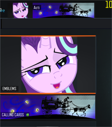 Size: 874x990 | Tagged: safe, starlight glimmer, pony, unicorn, g4, call of duty, call of duty: black ops 3, emblem, emblem editor, female, horn, solo