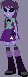 Size: 539x1481 | Tagged: safe, artist:emmanuel1227, oc, oc only, equestria girls, g4, purple background, simple background, solo