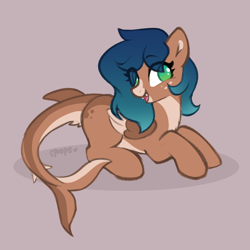 Size: 5000x5000 | Tagged: safe, artist:itsspoops, oc, oc:copper brine, original species, pegasus, pony, shark, shark pony, countershading, solo