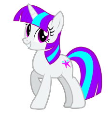 Size: 3567x3845 | Tagged: safe, artist:cartoonmasterv3, oc, oc only, oc:sparkle time, pony, unicorn, horn, ponified, solo, vector