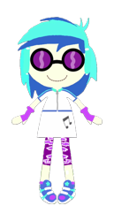 Size: 1920x3707 | Tagged: safe, artist:tttemlp123, dj pon-3, vinyl scratch, equestria girls, g4, female, lalaloopsy, simple background, solo, transparent background