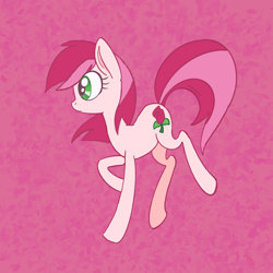 Size: 2048x2048 | Tagged: safe, artist:pfeffaroo, roseluck, earth pony, pony, g4, female, high res, looking away, mare, raised hoof, raised leg, solo, walking